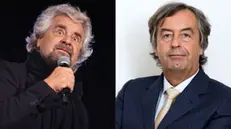 Beppe Grillo e Roberto Burioni