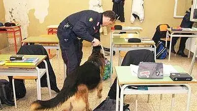 Cane antidroga a scuola © www.giornaledibrescia.it