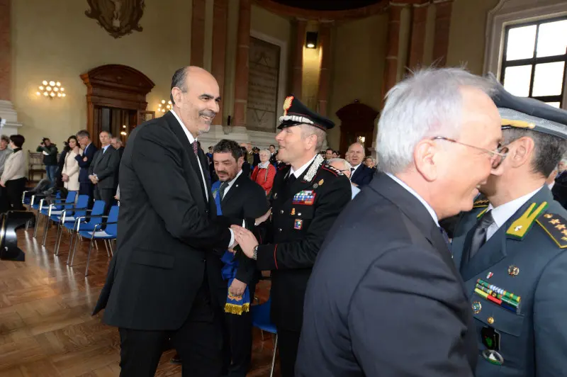 La festa della Polizia a Palazzo Loggia