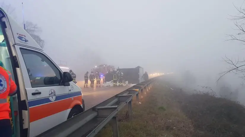 L'incidente sulla sp 19