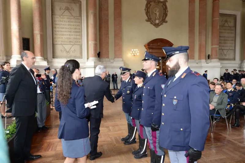 La festa della Polizia a Palazzo Loggia