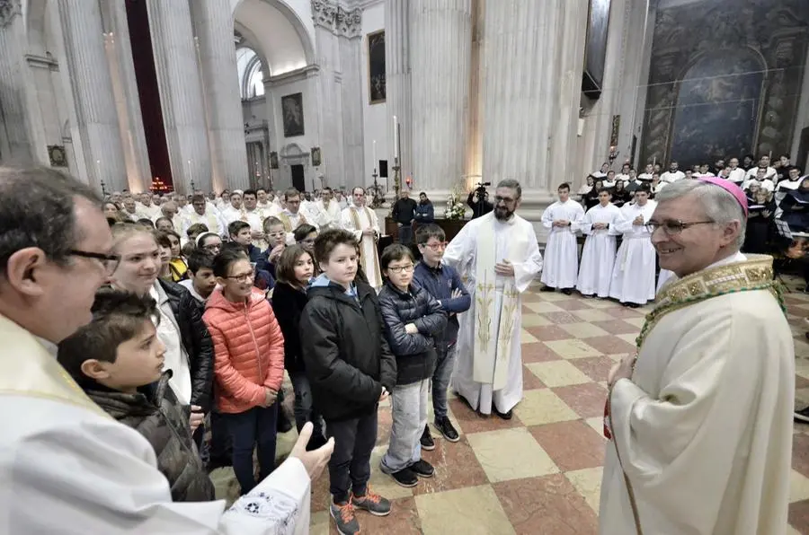 La messa Crismale in cattedrale