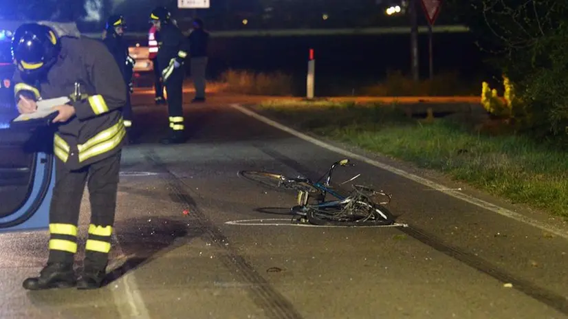 Sul luogo dell'incidente mortale pochi minuti dopo © www.giornaledibrescia.it