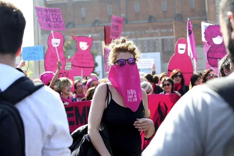 La manifestazione a Verona