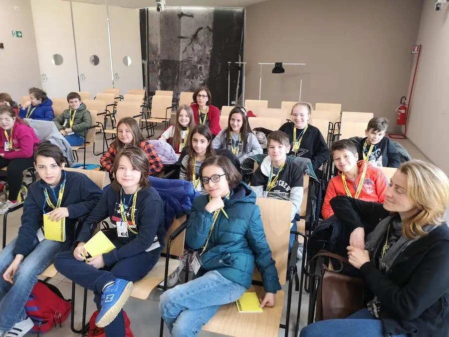 La quinta C della primaria di Toscolano al GdB