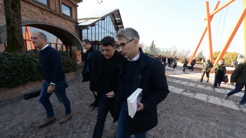 Matteo Renzi a Erbusco