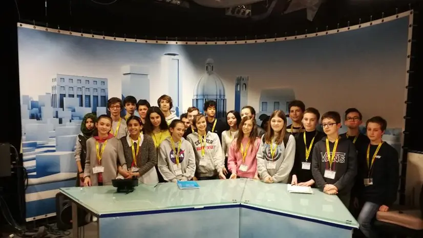 Gli alunni in visita al GdB