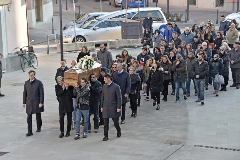 I funerali di Simone Brunelli