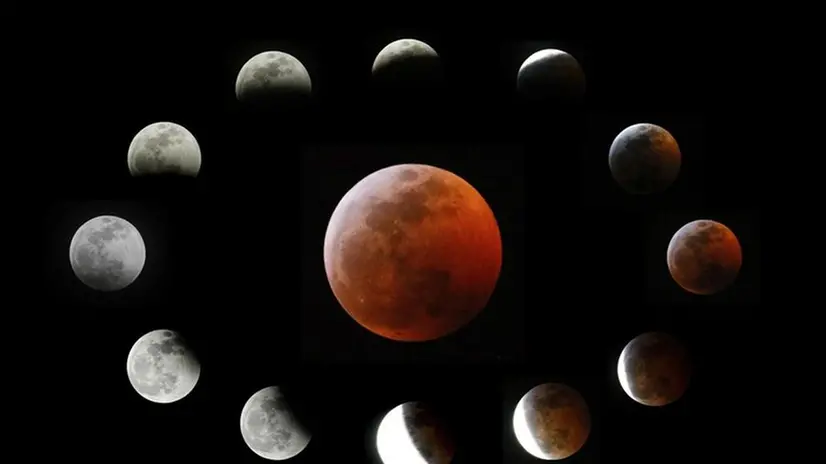 Le immagini della Superluna rossa