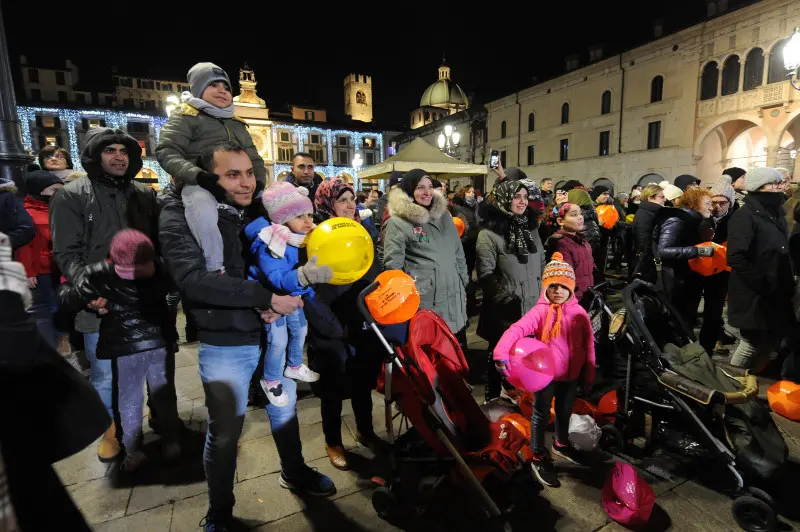 La festa di Capodanno in piazza Loggia