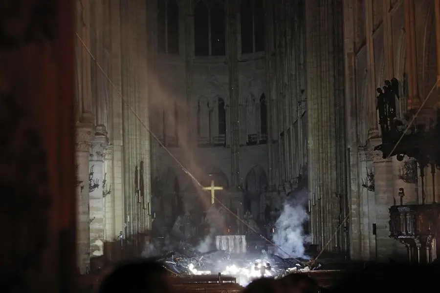 Il disastro nella cattedrale di Notre-Dame