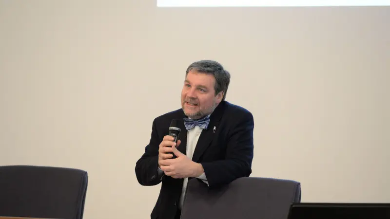 Luca Mercalli al collegio Lucchini