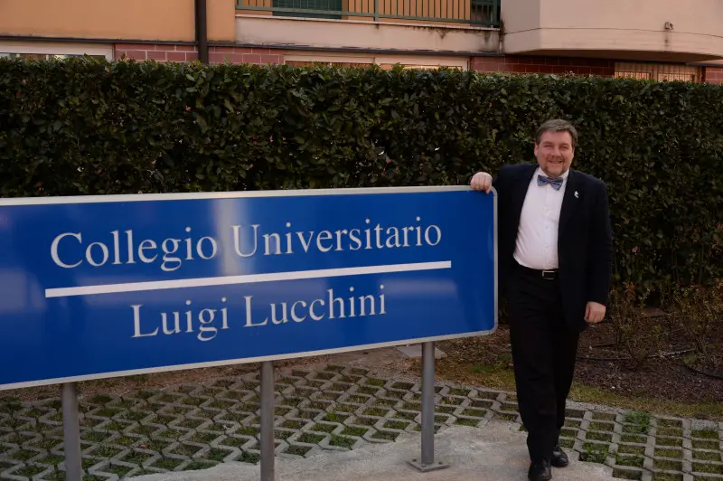 Luca Mercalli al collegio Lucchini