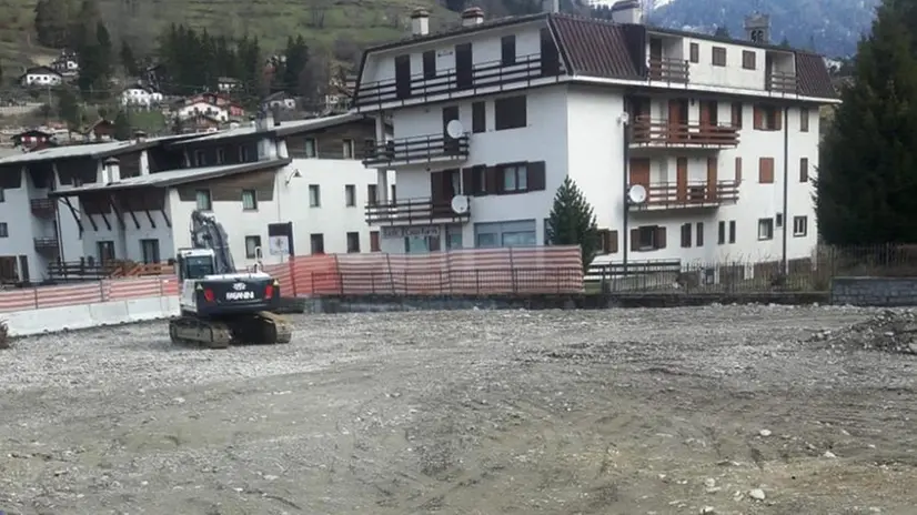 Il cantiere delle terme di Ponte di Legno - Foto © www.giornaledibrescia.it