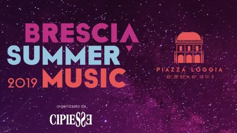 Il logo dell'edizione 2019 di Brescia Summer Music