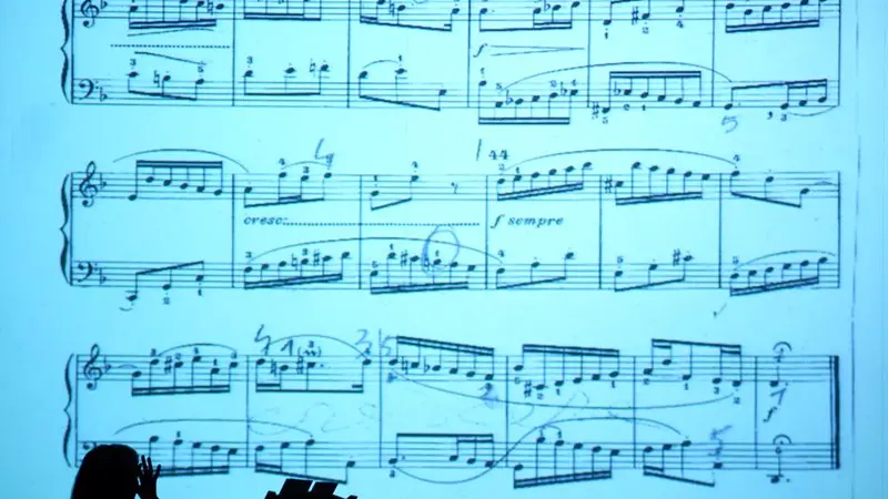 Un pentagramma (archivio) - Foto © www.giornaledibrescia.it