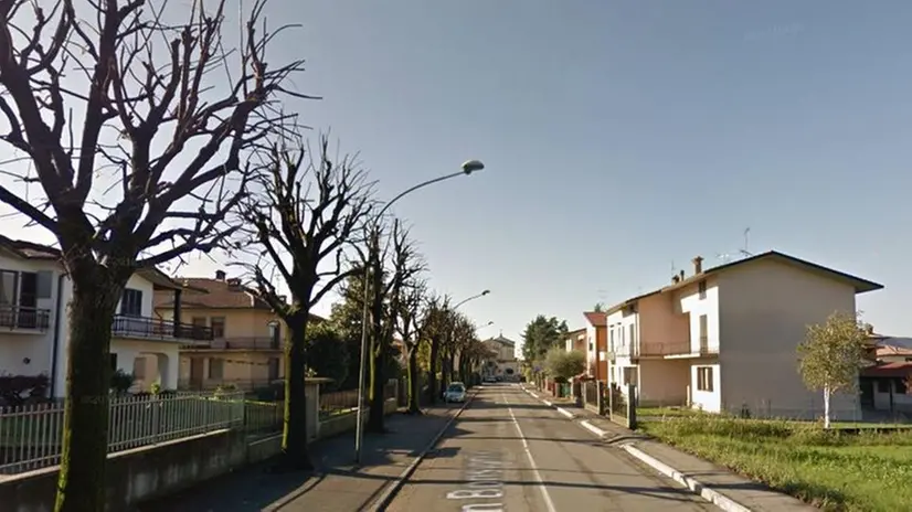 Una veduta di via Bonsignori a Prevalle (foto Google Maps)