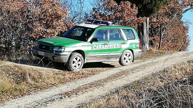 In tour nella riserva, bloccati dai carabinieri © www.giornaledibrescia.it