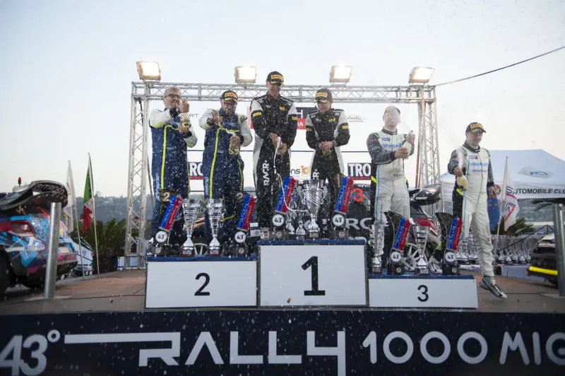 Le premiazioni del Rally 1000 Miglia