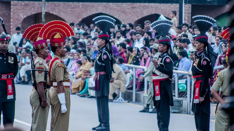 India-Pakistan: ad Attar-Wagah lo scontro simulato - Foto di Nico Bonometti