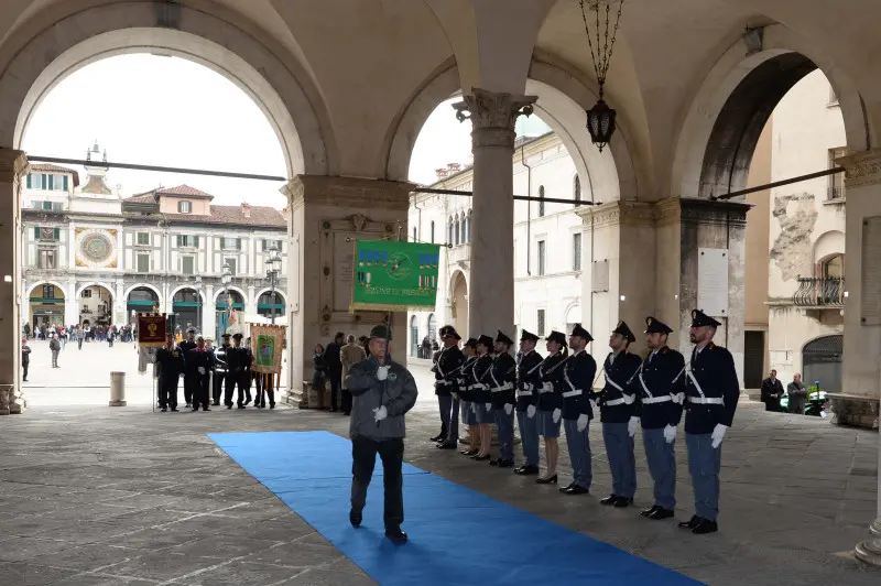 La festa della Polizia a Palazzo Loggia