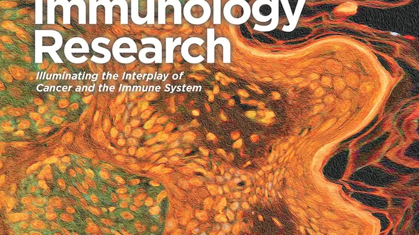 La copertina di gennaio 2019 della prestigiosa rivista Cancer Immunology Research