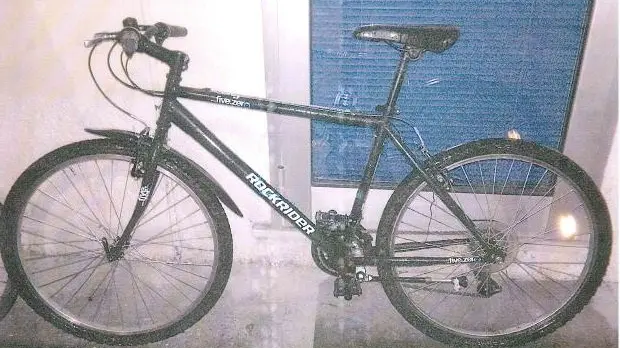 Una delle biciclette rubate ritrovate dalla polizia