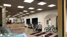 Spaccata allo showroom Brinke Bike