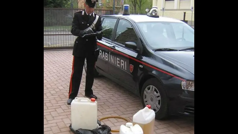 Tentativo di furto di carburante andato sventato dai Carabinieri (archivio) - © www.giornaledibrescia.it