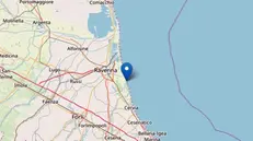 L'epicentro del sisma in Romagna Foto Ansa  © www.giornaledibrescia.it