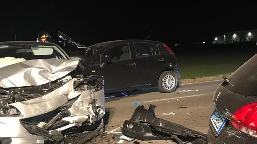 Le auto coinvolte © www.giornaledibrescia.it