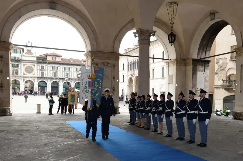 La festa della Polizia a Palazzo Loggia