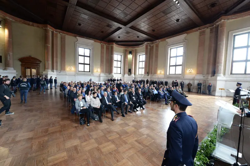 La festa della Polizia a Palazzo Loggia