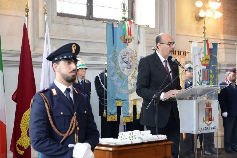 La festa della Polizia a Palazzo Loggia