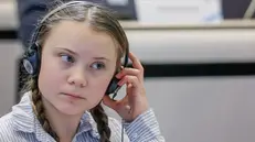 Greta Thunberg, svedese, è diventata popolare nel mondo - Foto Ansa