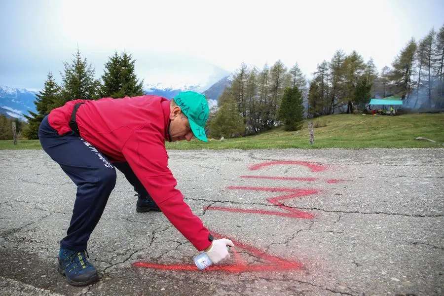 Giro d'Italia 2019: il passaggio al passo Mortirolo