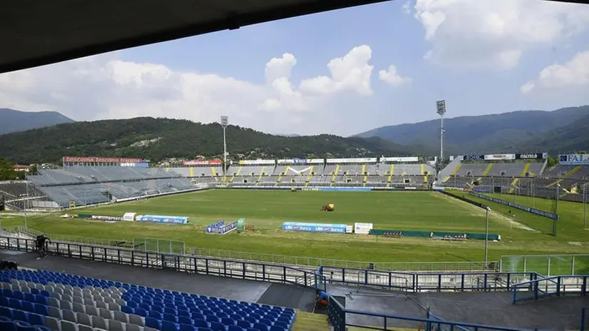 Lo stadio Rigamonti a Mompiano - © www.giornaledibrescia.it