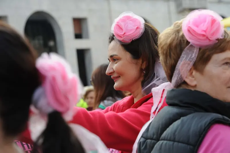 Allegria e voglia di correre alla Corsa Rosa