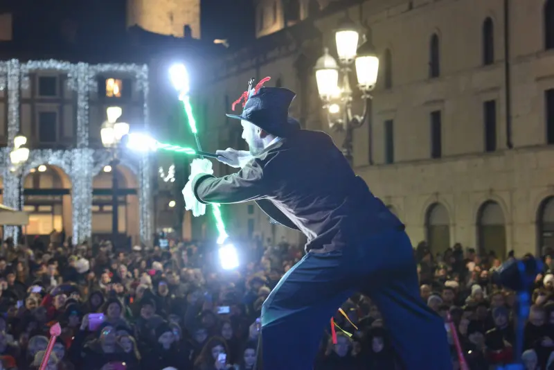 La festa di Capodanno in piazza Loggia