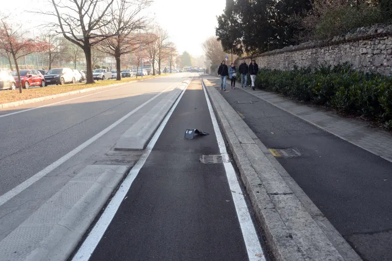 Tremendo incidente in via Branze a Brescia