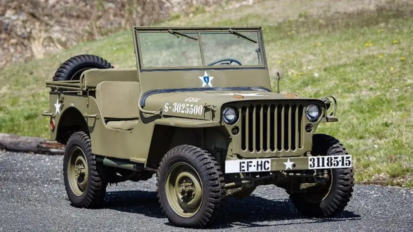 Un esemplare di jeep militare americana degli anni '40