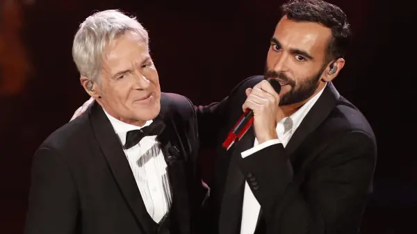 La commozione di Marco Mengoni