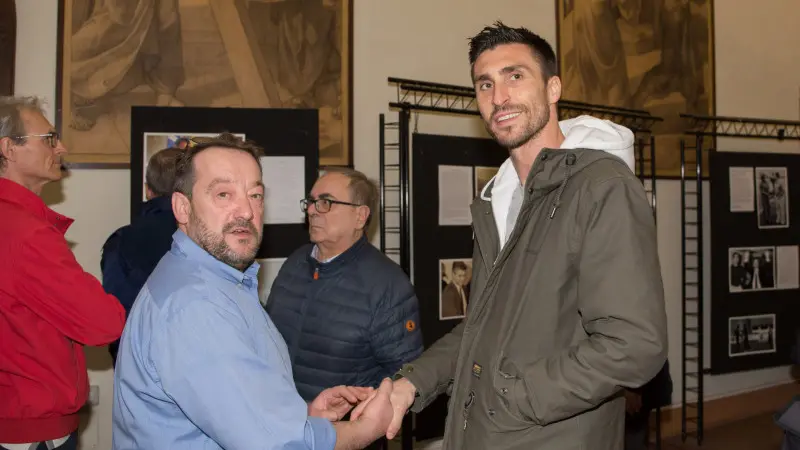 L'inaugurazione della mostra su Corioni