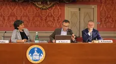 Nunzia  Vallini, Pierluigi Ferrari e Roberto Pacchetti in Università Cattolica - © www.giornaledibrescia.it