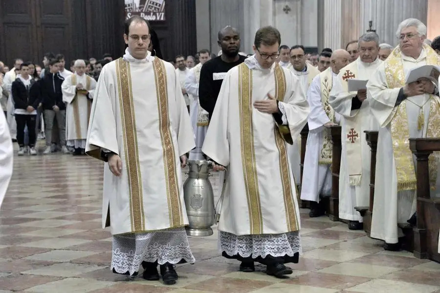 La messa Crismale in cattedrale