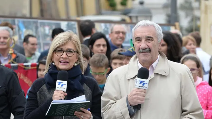 Clara Camplani e Tonino Zana, a «In Piazza con Noi» - © www.giornaledibrescia.it