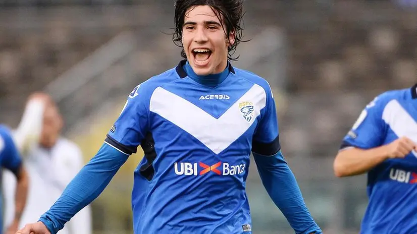 Il giovanissimo centrocampista Sandro Tonali - Foto Reporter © www.giornaledibrescia.it