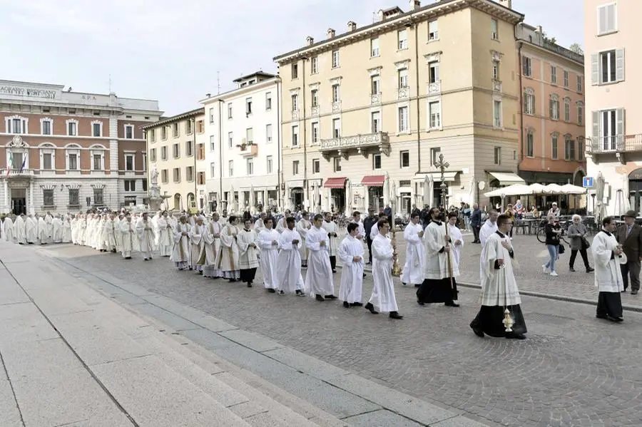 La messa Crismale in cattedrale