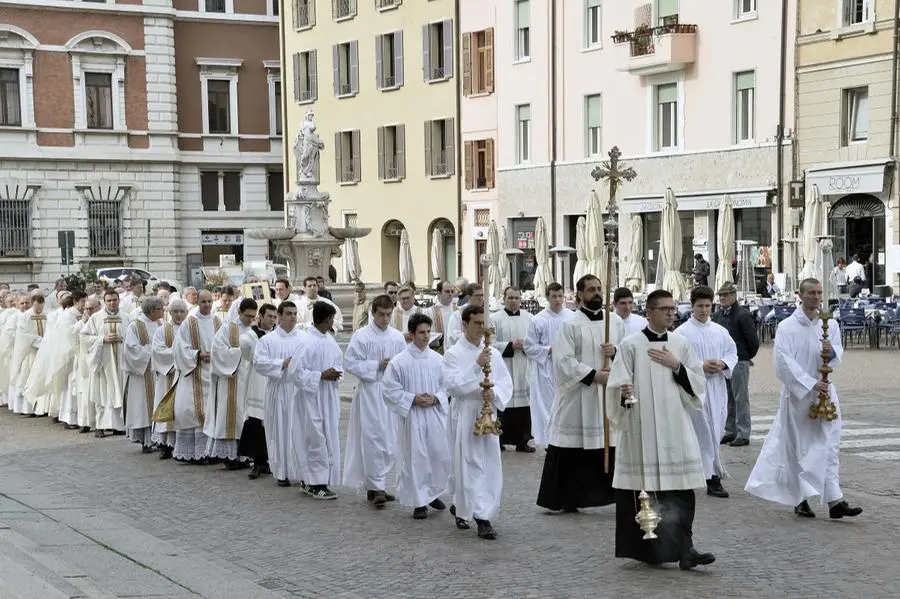 La messa Crismale in cattedrale