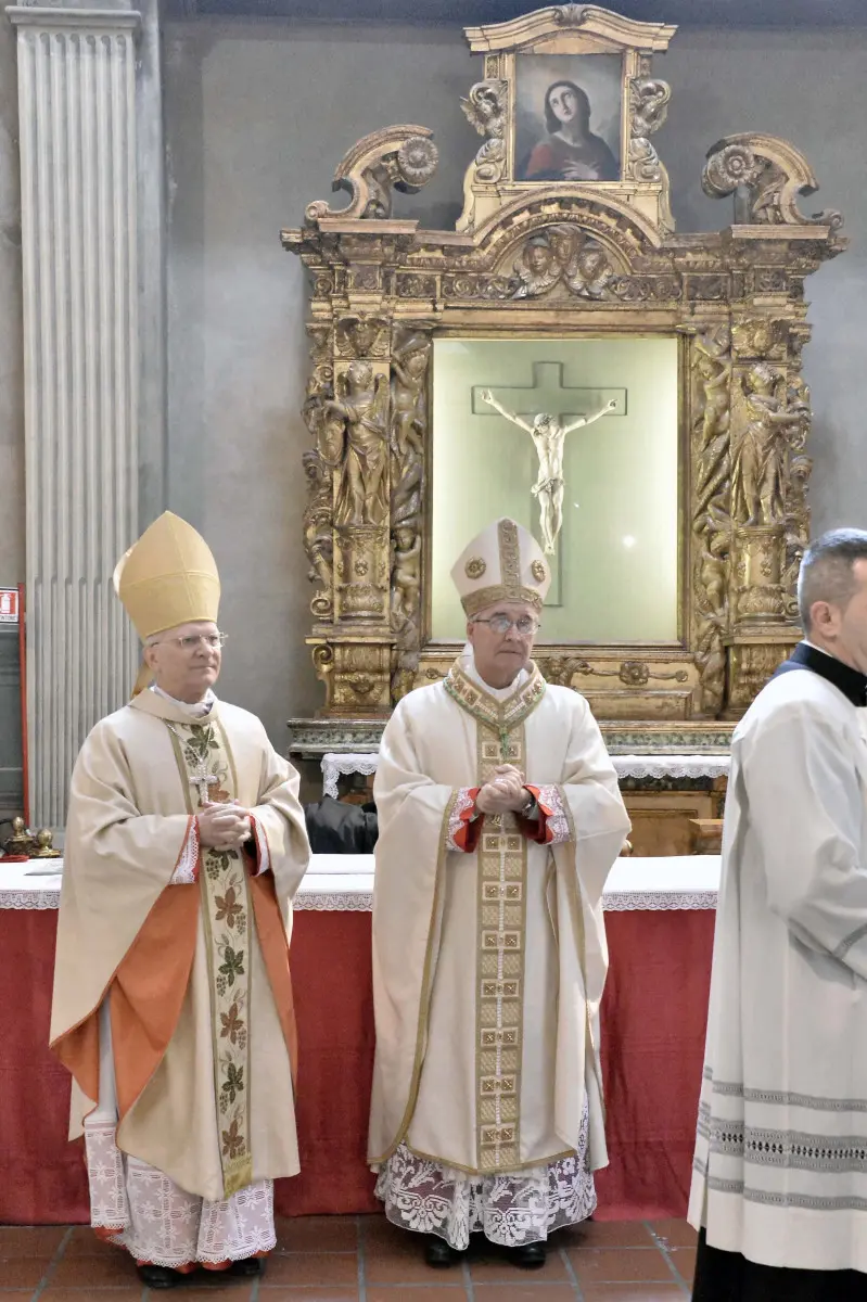 La messa Crismale in cattedrale